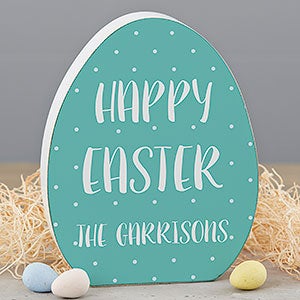 Build Your Own Easter Egg Personalized Wooden Egg Shelf Decoration - 30743-E