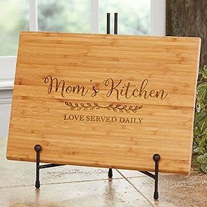 Recipe for a Special Mom Personalized Bamboo Cutting Board - 14x18 - 30753-L