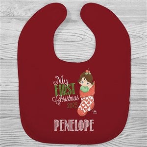 Precious Moments® Personalized Stocking Baby Bib - 30772-B