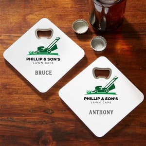 Personalized Logo Beer Bottle Opener Coasters - 30794