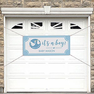 It’s A Boy Baby Announcement Personalized Banner - 20x48 - 30824-S