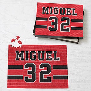 Sports Jersey Personalized Puzzle - 252 Pieces - 30847-252