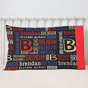 Bright Name Personalized 20 x 31 Pillowcase - 30918-F