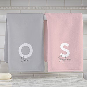 Simple and Sweet Personalized Hand Towel - 30960