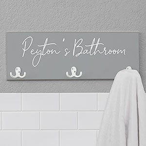 Simple and Sweet Personalized Towel Hook - 30967