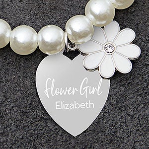 Flower Girl Personalized Bracelet - 31007