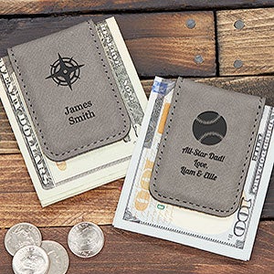 Choose Your Icon Personalized Magnetic Money Clip - 31013