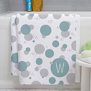 Stencil Polka Dots Personalized 35x72 Bath Towel - 31030-L