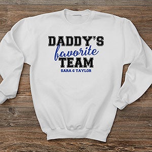 Dads Favorite Team Personalized Hanes® Adult Crewneck Sweatshirt - 31159-S