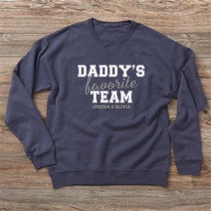 Dads Favorite Team Personalized Hanes® Adult ComfortWash™ Sweatshirt - 31159-CWS