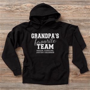 Grandpas Favorite Team Personalized Hanes Adult ComfortWash Hoodie - 31160-CWHS