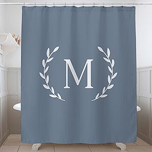 Laurel Initial Personalized Shower Curtain - 31171