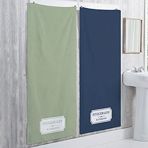 Family Market Personalized 35x72 Bath Towel - 31239-L