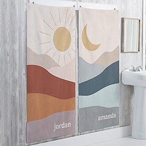 Boho Landscape Personalized 30x60 Bath Towel - 31249-S