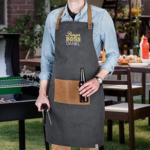 Burger Boss Personalized Foster  Rye™ Grilling Apron - 31284