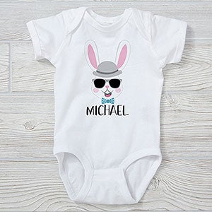Build Your Own Boy Bunny Personalized Easter Baby Bodysuit - 31355-CBB