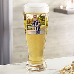 Photo Collage Personalized Printed 20 oz. Pilsner Glass - 31391-P