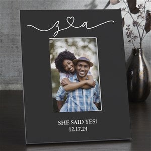 Drawn Together By Love Engagement Personalized Frame 4x6 Vertical Tabletop - 31491-TV