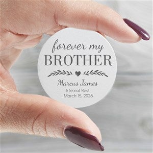 Forever My Personalized Memorial Metal Pocket Token - 31502