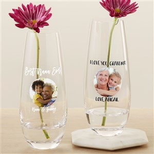 Photo Message for Grandma Personalized Printed Bud Vase - 31577