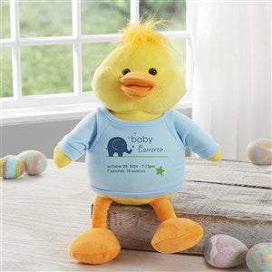 New Arrival Personalized Baby Plush Duck- Blue - 31629-B