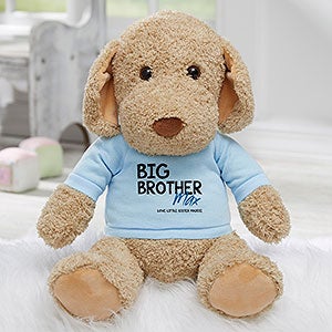 Big Brother Personalized Plush Dog- Blue - 31691-B