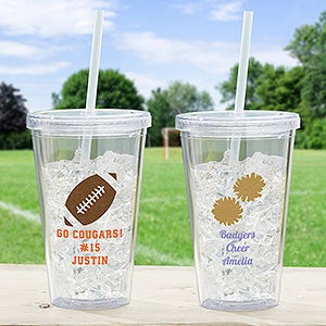 Choose Your Icon Personalized 17 oz. Sports Acrylic Insulated Tumbler for Kids - 31763