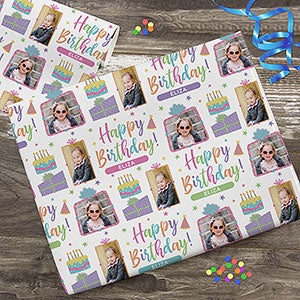 Bold Birthday Personalized Wrapping Paper Roll