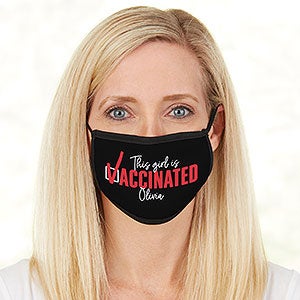 Vaccinated Personalized Small Face Mask - 31827
