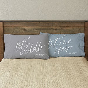 Lets Cuddle Personalized 20quot; x 31quot; Pillowcase Set - 32104-F