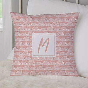 Hand Drawn Pattern Personalized 14 Throw Pillow - 32114-S