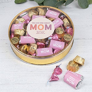 You Are One Sweet Mom Personalized Large Hersheys & Reeses Mix Tin - 32190D-L
