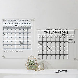 Personlized Acrylic Calendar For Wall