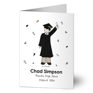 Graduation Guy philoSophies Personalized Greeting Card - Signature - 32352