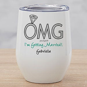 OMG Wedding philoSophies® Personalized Stainless Insulated Wine Cup - 32530