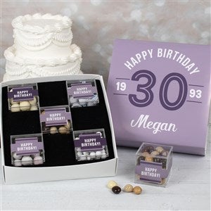 Modern Birthday For Her Premium Gift Box with Candy Favor Cubes - 32625D