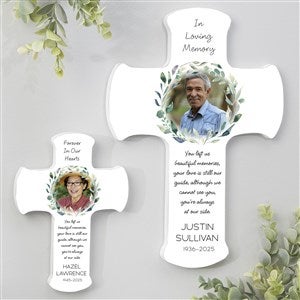 Serene Memorial Personalized Photo Cross- 8x12 - 32675