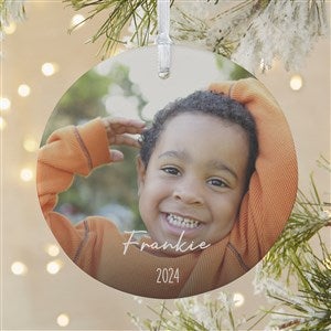 Through the Years Personalized Photo Ornament- 3.75 Matte - 1 Sided - 32716-1L