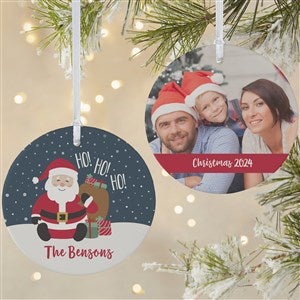 Weve Been Good Santa Personalized Photo Ornament - 2 Sided Matte - 32719-2L