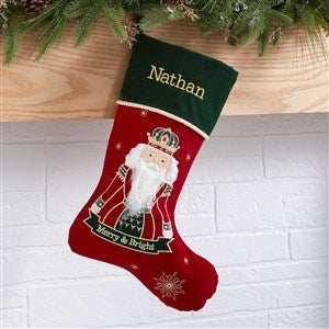 Traditional Nutcracker Personalized Christmas Stockings - 32747-N