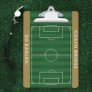 Soccer Field Personalized Dry Erase Clipboard - 32798