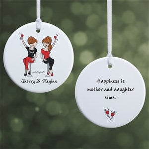 Mother  Daughter philoSophies Personalized Ornament - 2 Sided Glossy - 32871-2