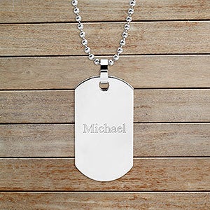 Personalized Engraving Stainless Steel Pet Photo Necklace