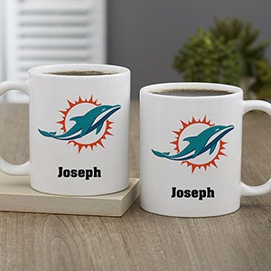 NFL Miami Dolphins Personalized Coffee Mug 11oz White - 32952-S