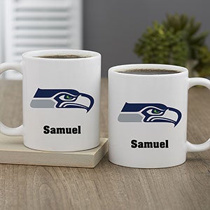 NFL Seattle Seahawks Personalized Coffee Mug 11oz White - 32962-S