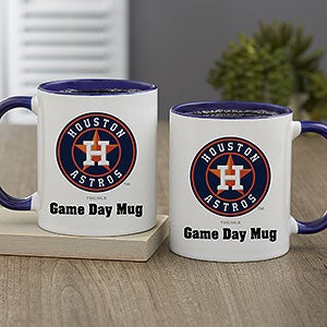 MLB Houston Astros Personalized Coffee Mug 11oz. - Blue - 32984-BL