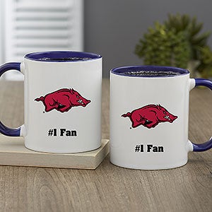 NCAA Arkansas Razorbacks Personalized Coffee Mug 11oz Blue - 33051-BL