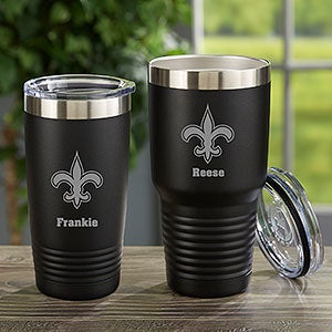 The Memory Company New Orleans Saints 16oz. Personalized Glass Tumbler