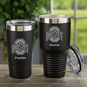 Lids Ohio State Buckeyes 20oz. Stainless Steel with Silicone Wrap