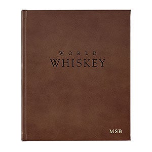 World Whiskey Leather-Bound Book